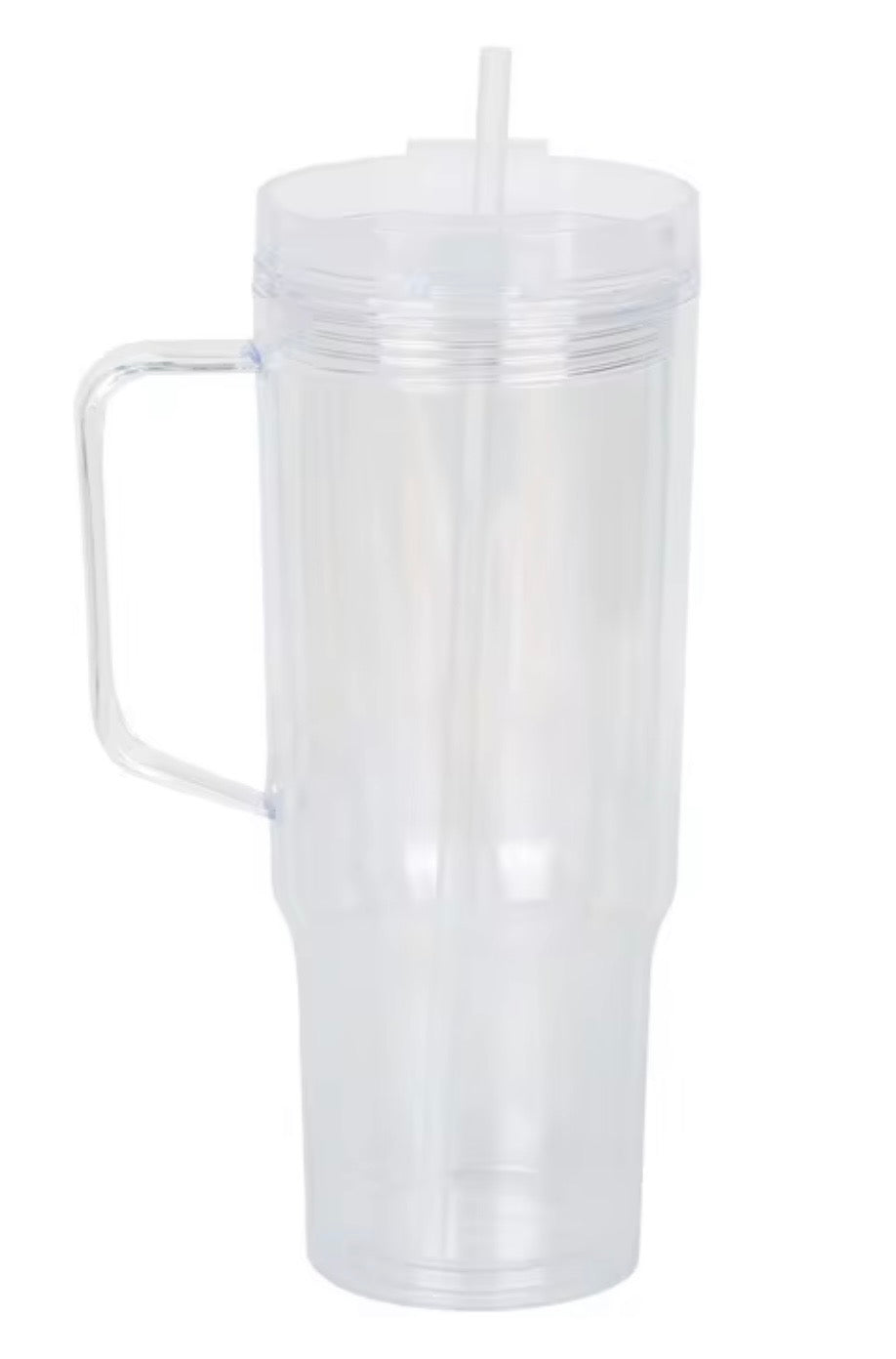 40oz Snow Globe Cup w/ Color Lids & Straw