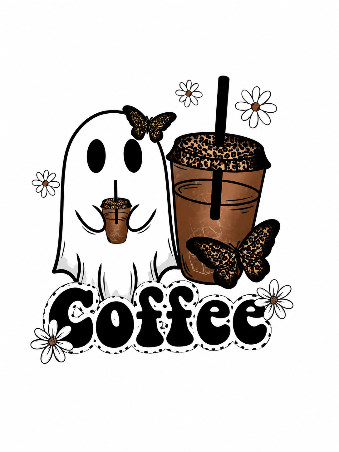 Ghost Coffee Lover Decal