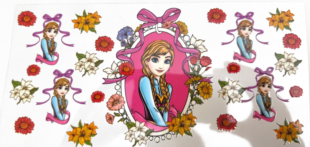 Princess & Floral Sticker Sheet