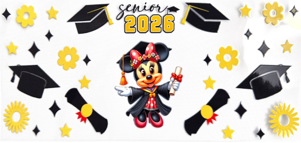 Minnie Mouse Graduation Snack Wraps 2026