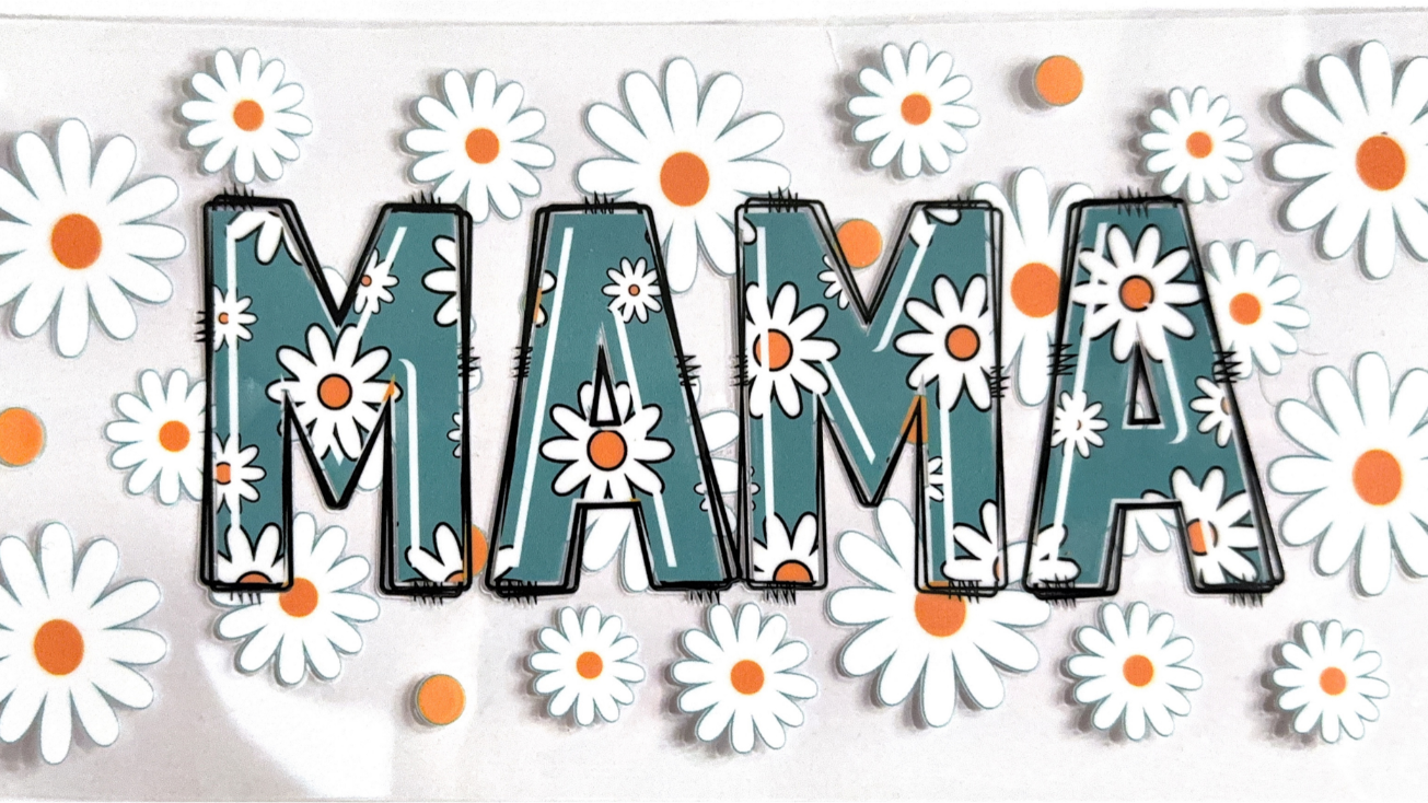 Floral Daisy Mama Wrap