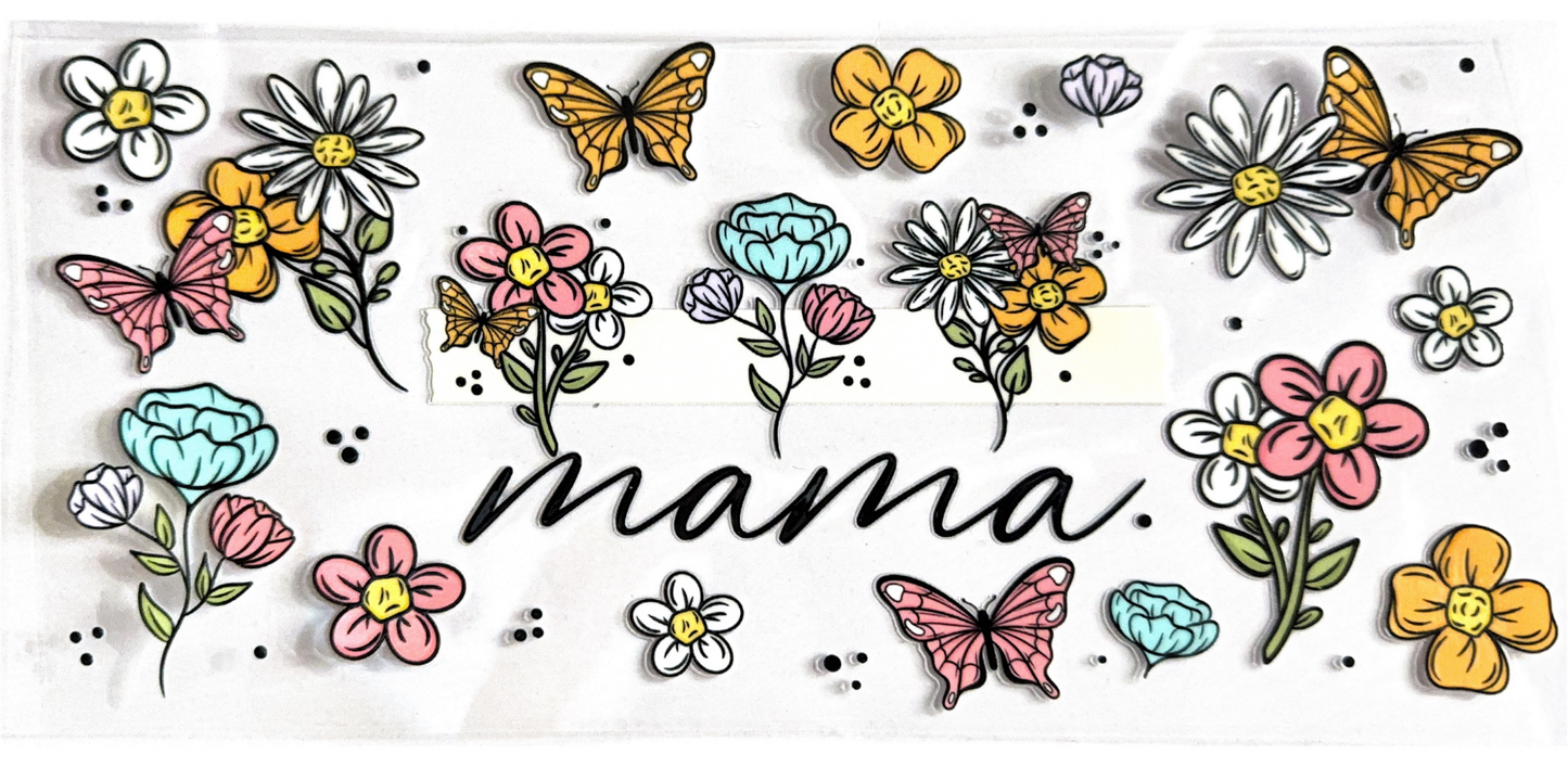 Mama Butterfly & Floral Wrap