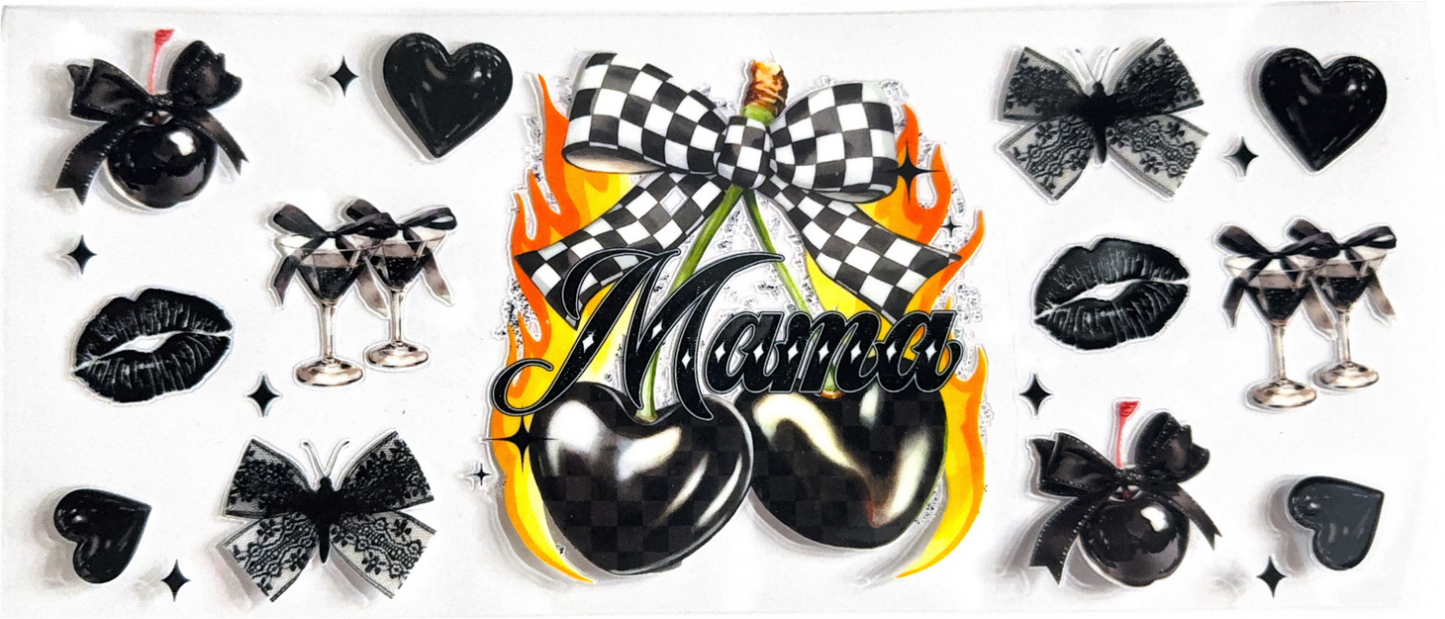 Vampire Graphic Love Mama Wrap