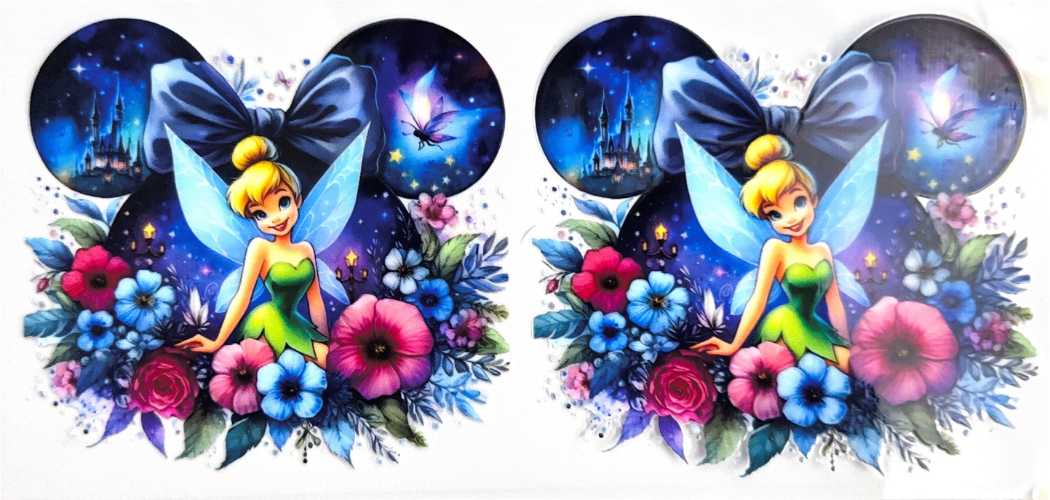 Magical Tinker Bell Floral Stickers