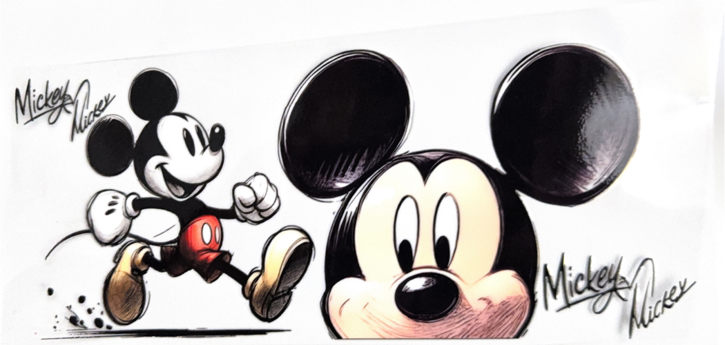 Classic Mickey Mouse Cartoon Wraps