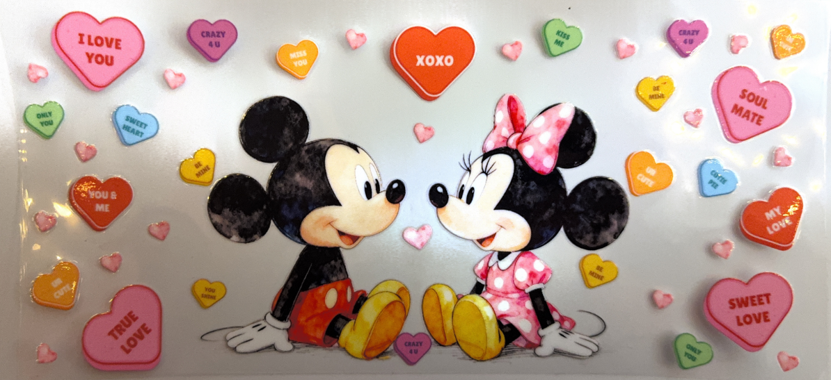 Mickey & Minnie Candy Hearts Romance