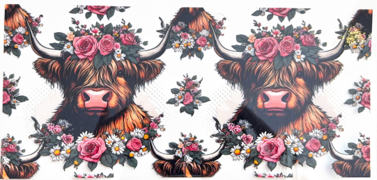 Floral Highland Cow Collection