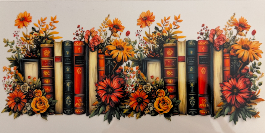 Autumn Blossom Book Shelf