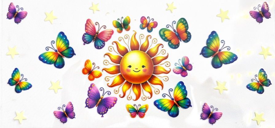 Sunshine & Rainbow Butterflies
