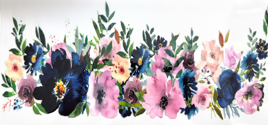Midnight Bloom Watercolor Garden