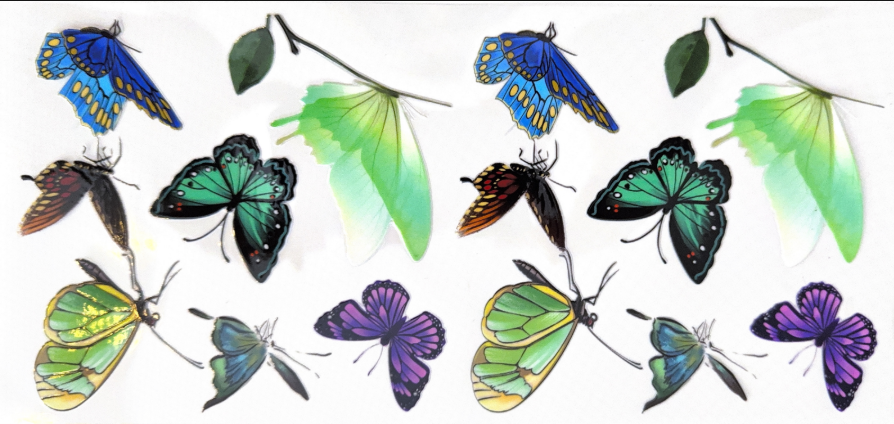 Jewel-Tone Butterfly Collection