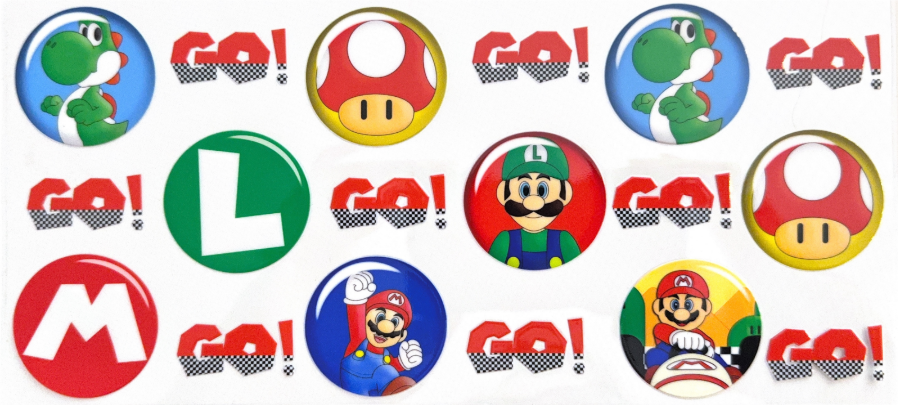 Mario Kart GO! Badge Collection
