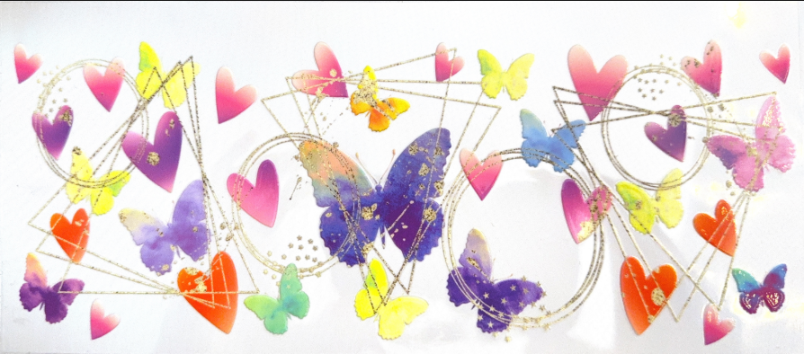 Butterflies, Hearts & Golden Dreams