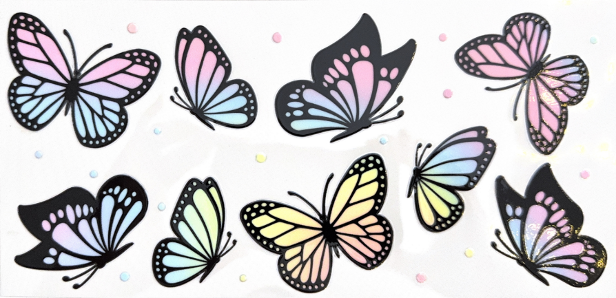 Pastel Butterfly Collection