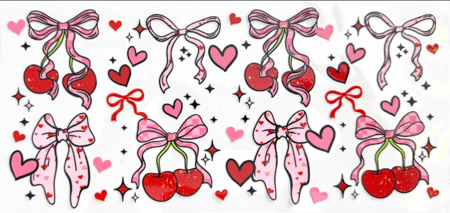 Cherry Bows & Hearts Collection
