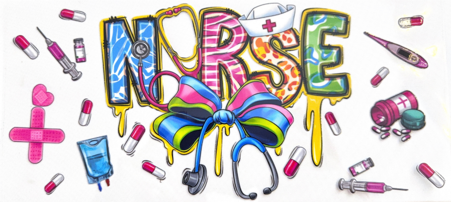 Colorful Nurse Bow Collection