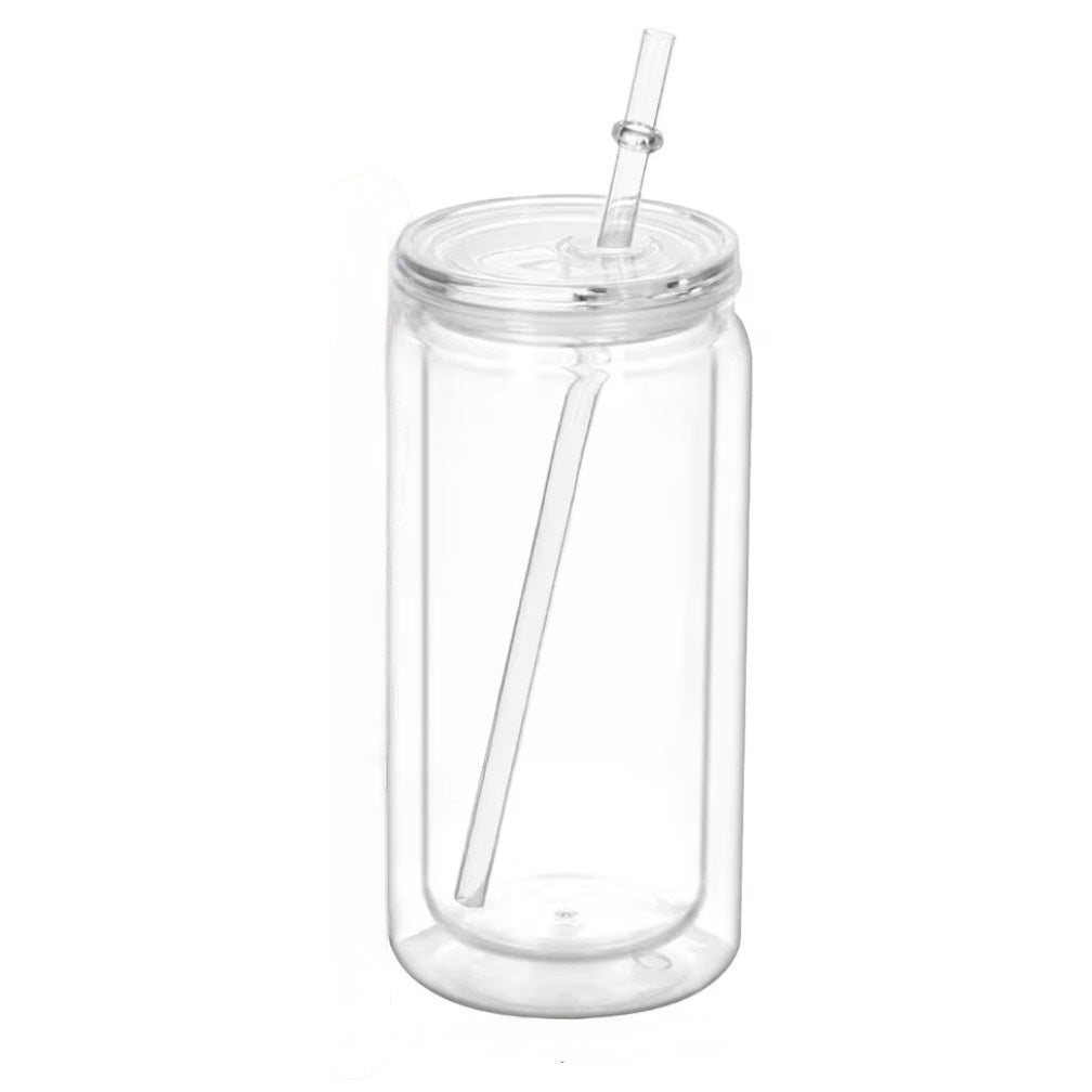 16oz Acrylic Snow Globe Tumbler