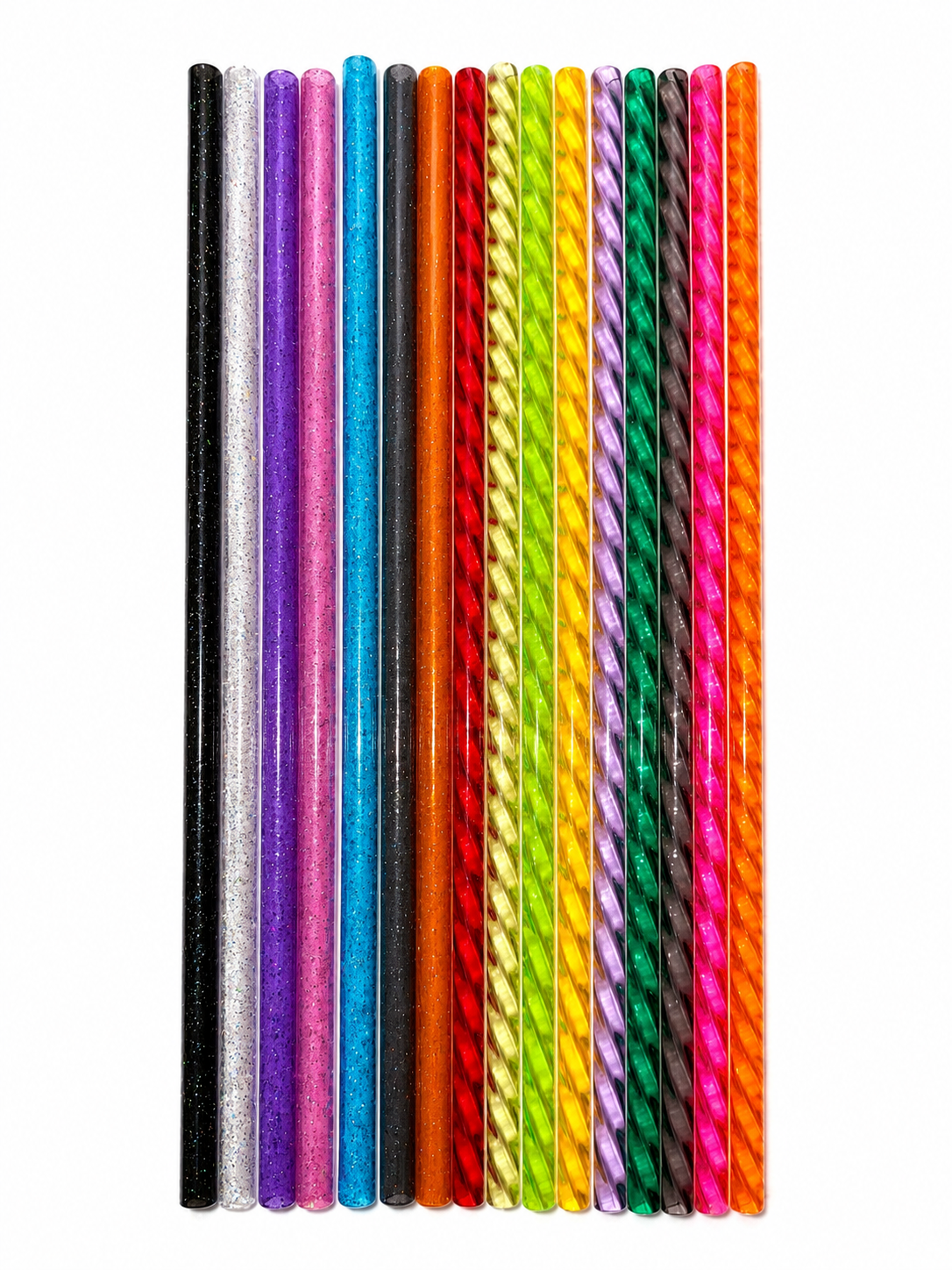 40oz Swirl & Sparkle Swirl Straws