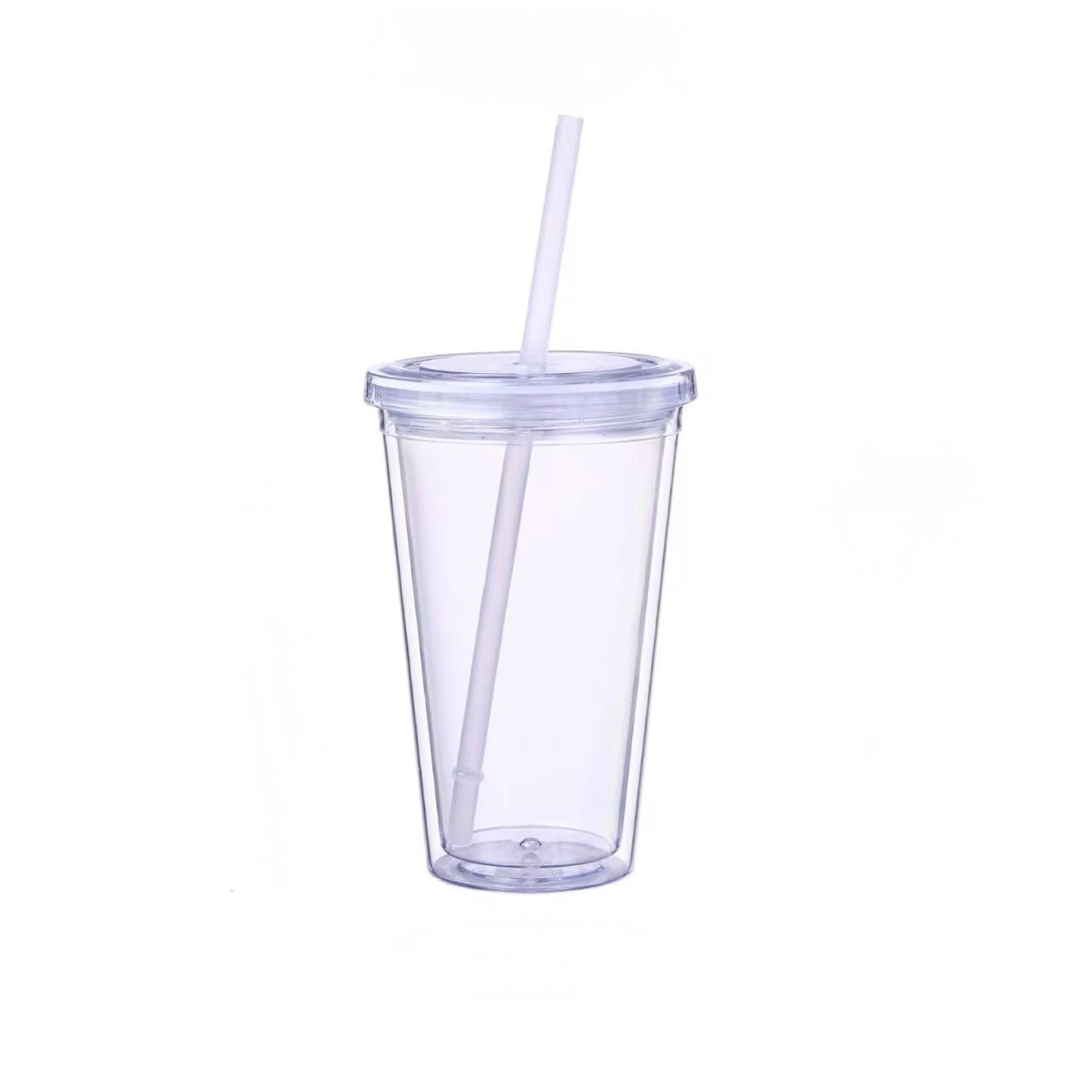 16oz Acrylic Snow Globe Cup