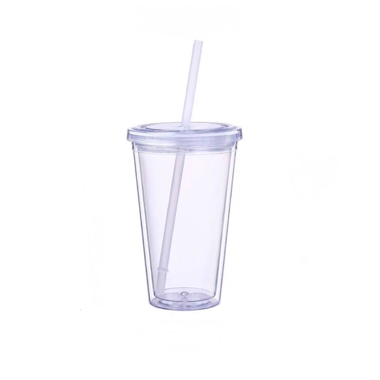 16oz Acrylic Snow Globe Cup