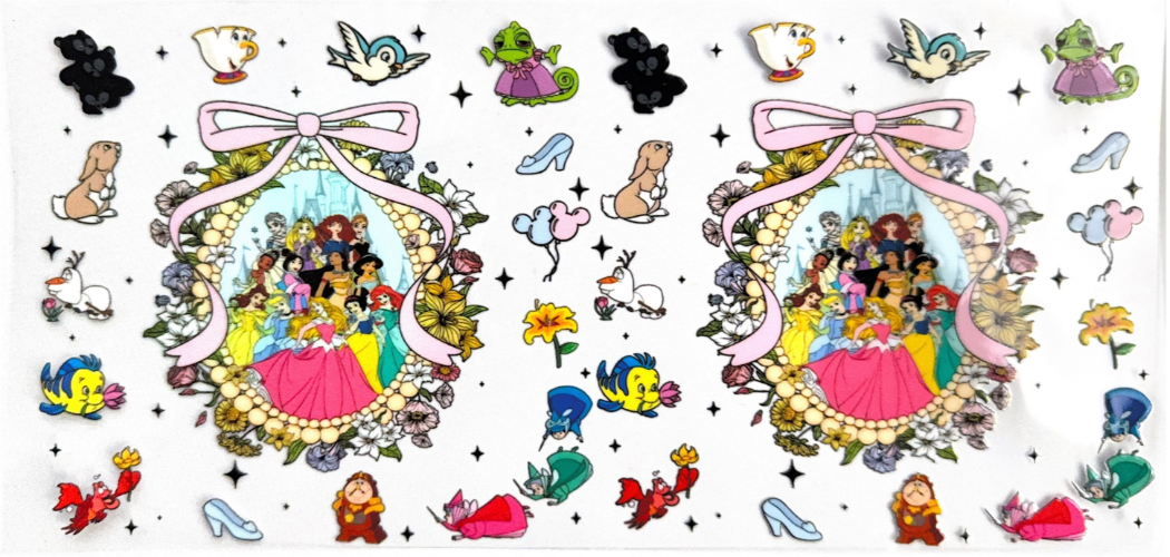 Disney Princess Collage Sticker Sheet