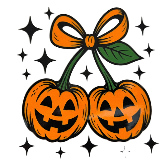Pumpkin Cherries Decal