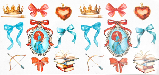 Merida Princess Wrap Stickers