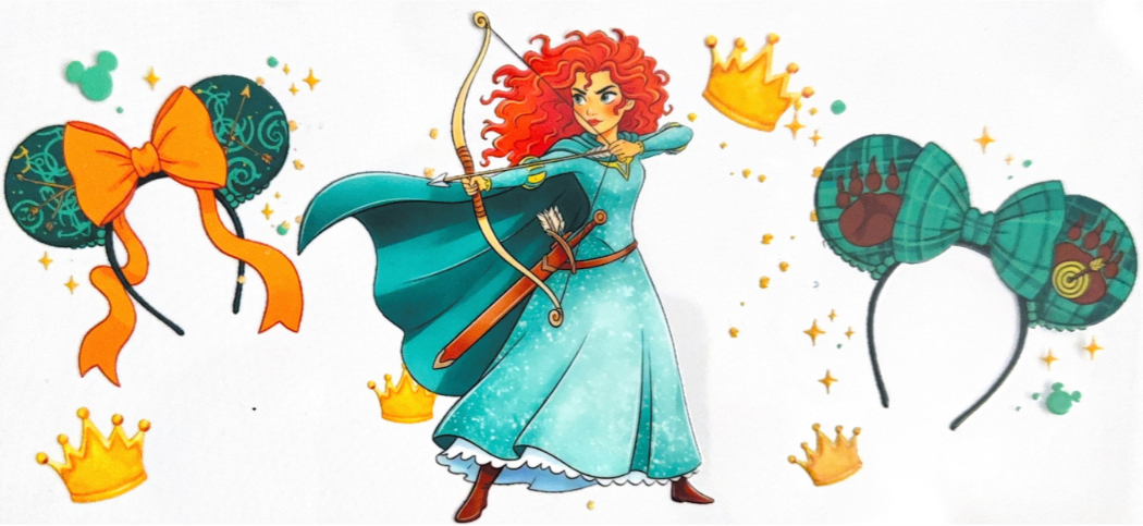 Brave Princess Merida Stickers