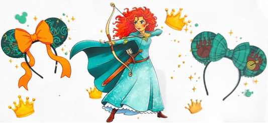 Brave Princess Merida Stickers