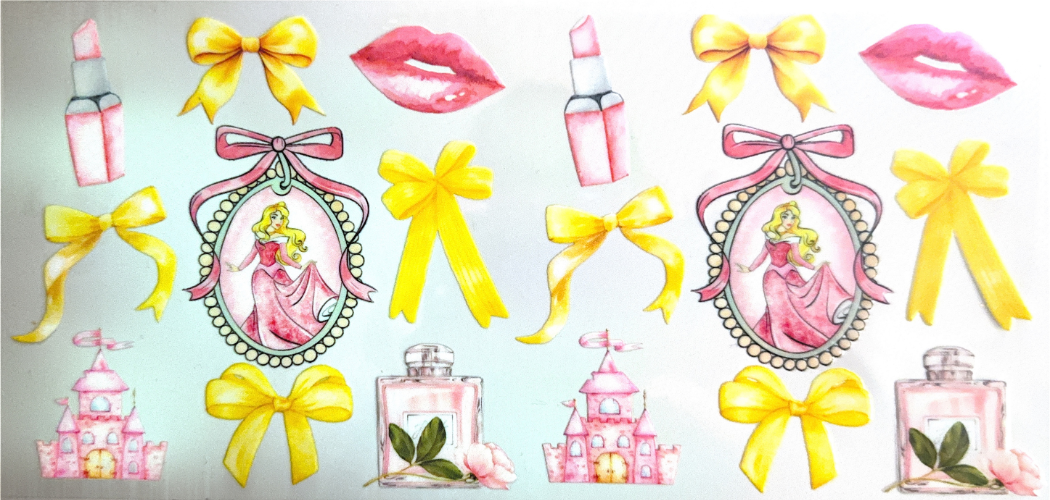Disney Princess & Fairy Tale Character Stickers Set