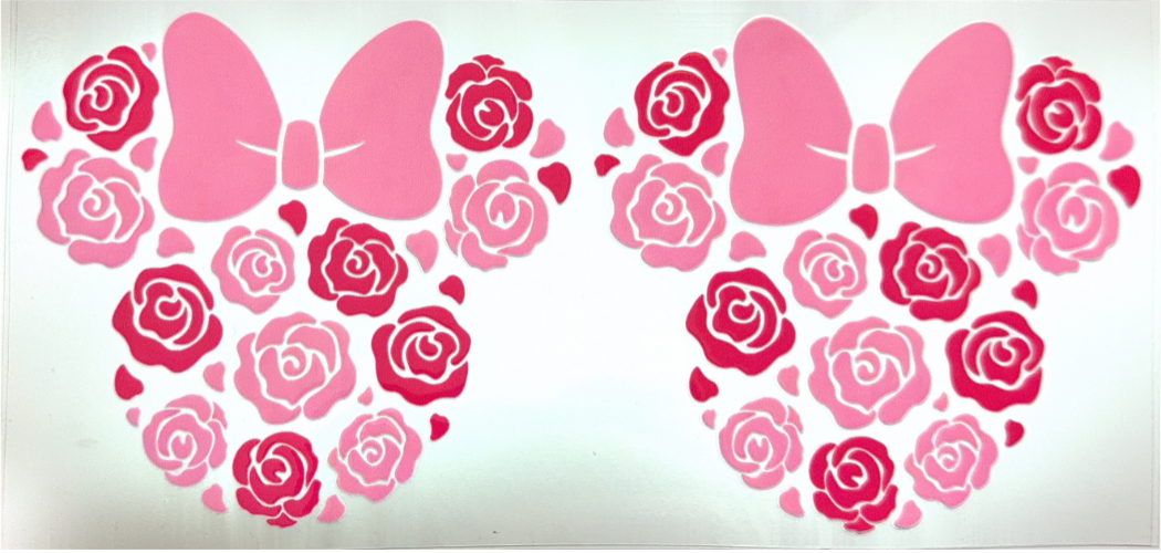 Minnie Mouse Rose Floral Snack Wraps
