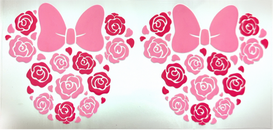 Minnie Mouse Rose Floral Snack Wraps