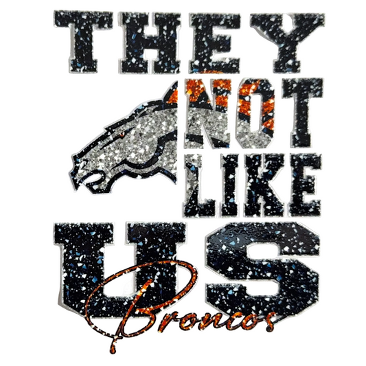 Broncos Football Decal
