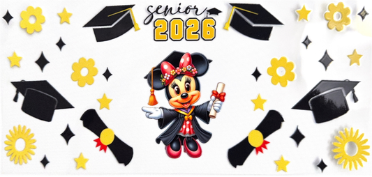Minnie Mouse Graduation Snack Wraps 2026