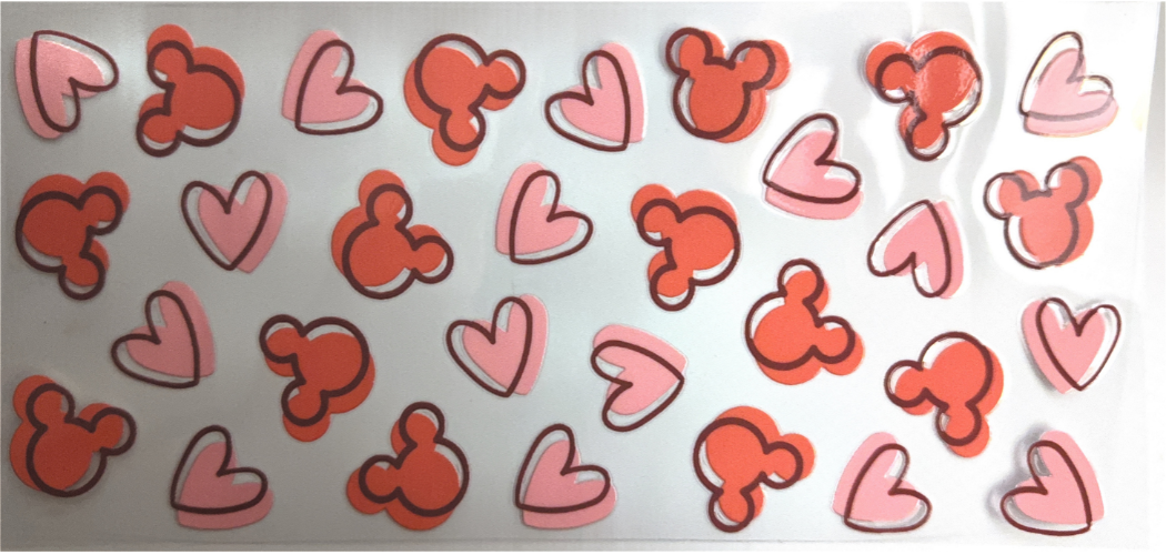 Mickey Mouse Heart-Themed Snack Wraps
