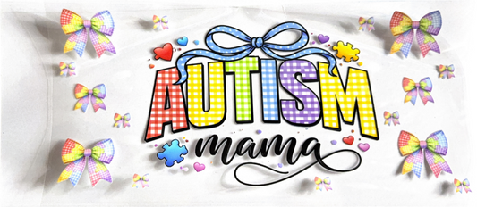 Colorful Ribbon Autism Mama Wrap