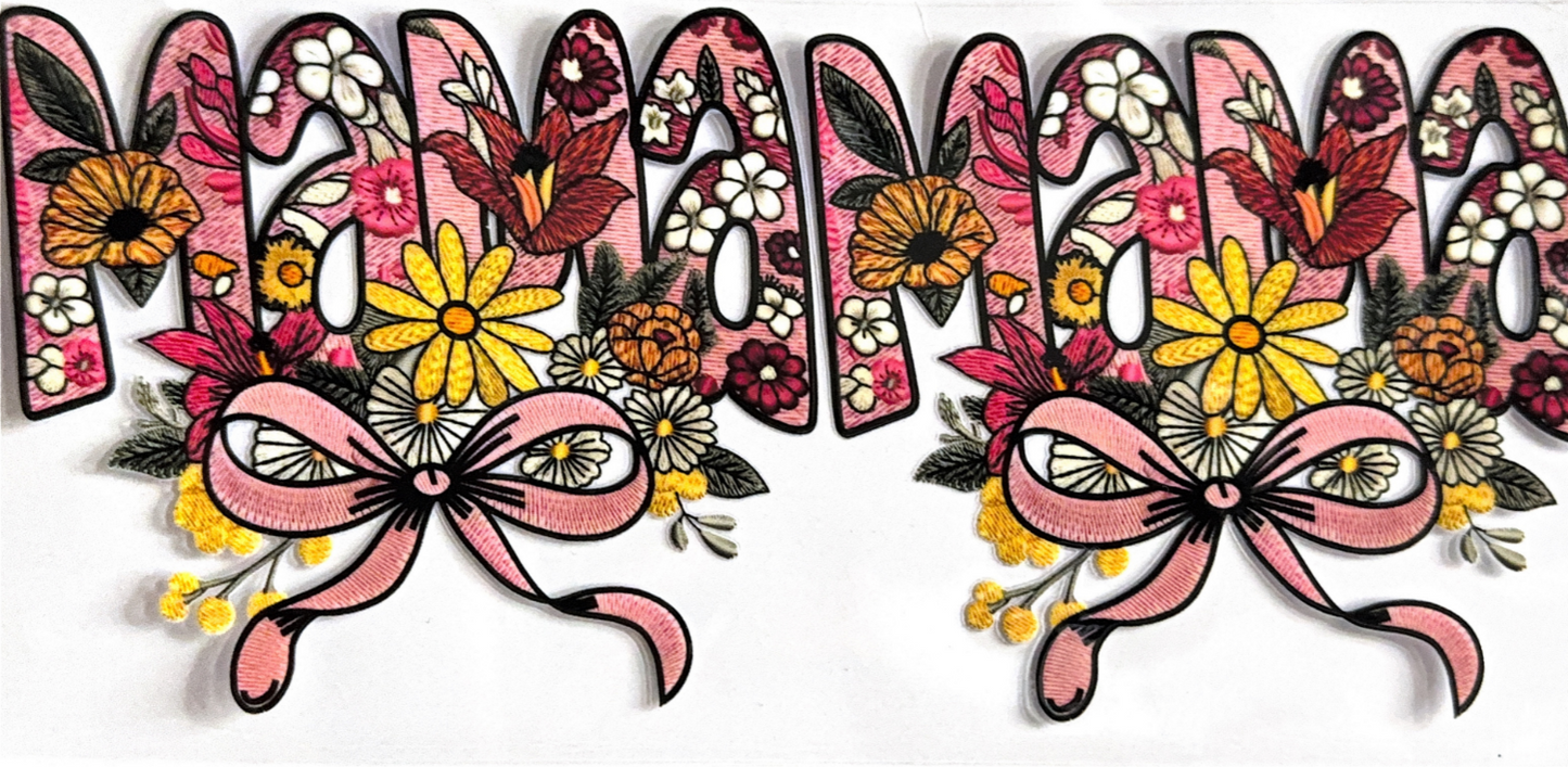 Bold Pink Flowers Design Wrap