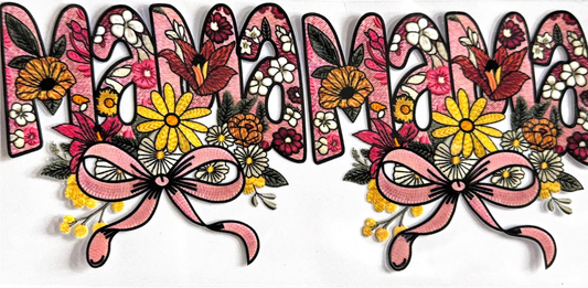 Bold Pink Flowers Design Wrap