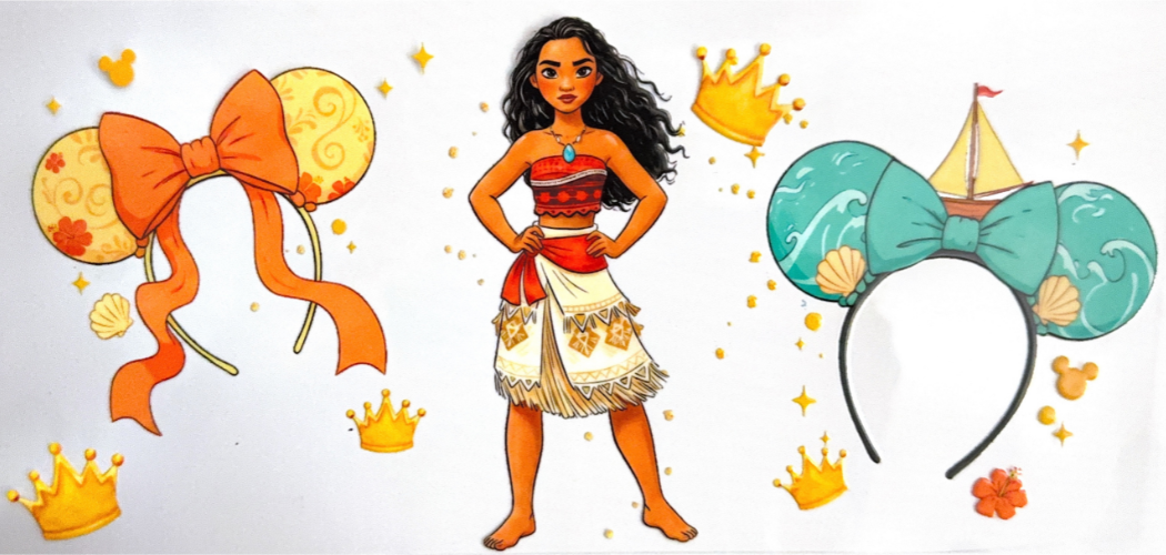Moana Princess & Adventure Stickers