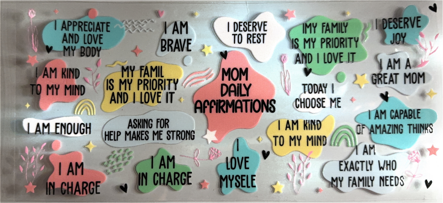 Mom Daily Affirmations Decorative Wrap