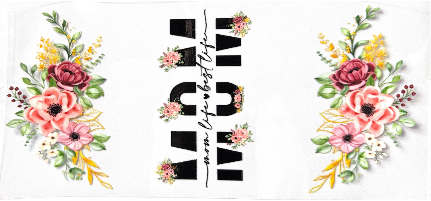 Elegant Floral Mama Life Best Wrap