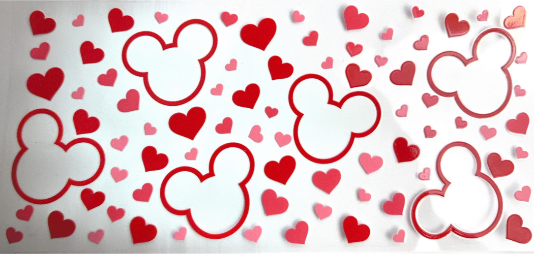 Mickey Mouse Heart-Themed Snack Wraps