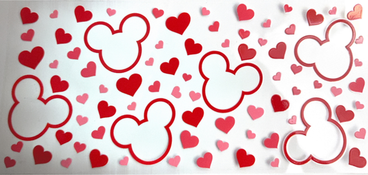 Mickey Mouse Heart-Themed Snack Wraps