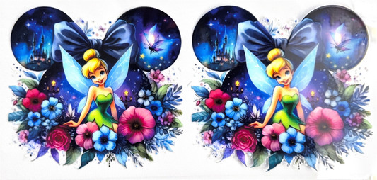 Magical Tinker Bell Floral Stickers