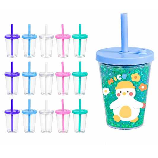 12oz Acrylic Snow Globe Kids Cup