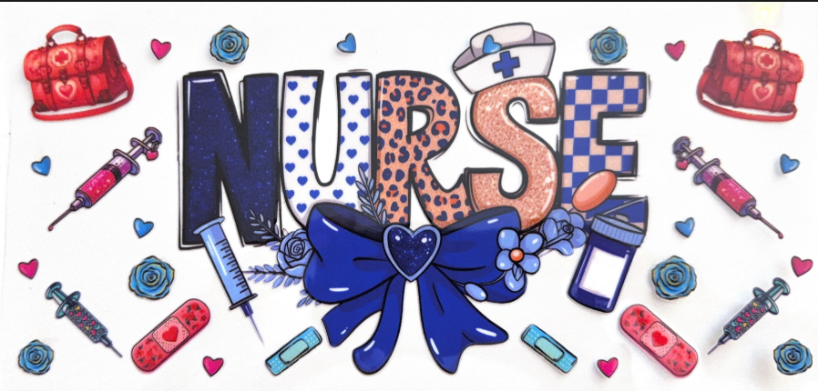 Blue Bow Nurse Life