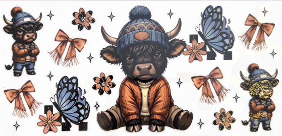 Cozy Beanie Highland Cow Collection
