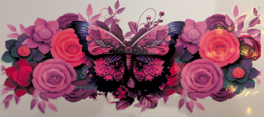 Midnight Rose Butterfly Garden