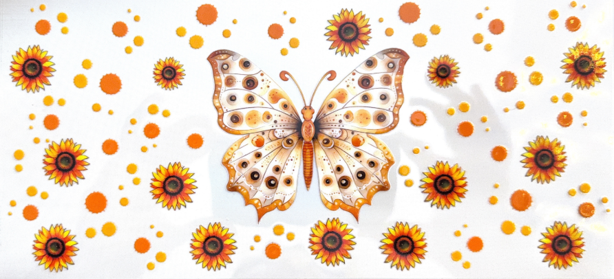 Sunflower Butterfly Bliss