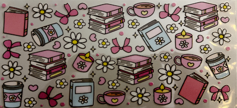 Cozy Pink Bookish Vibes